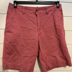Urban Pipeline Men's Red Flat Front Shorts